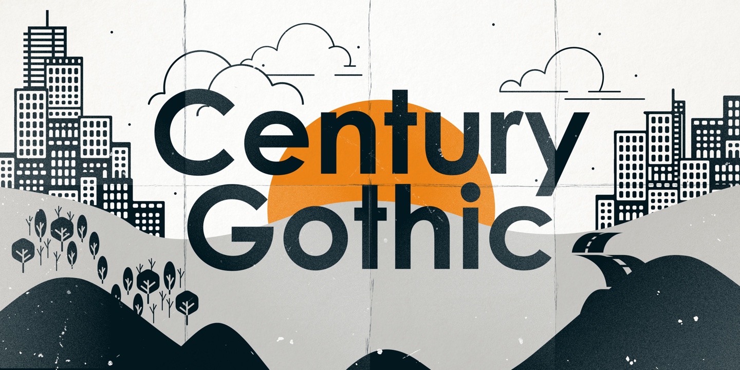 Font Century Gothic