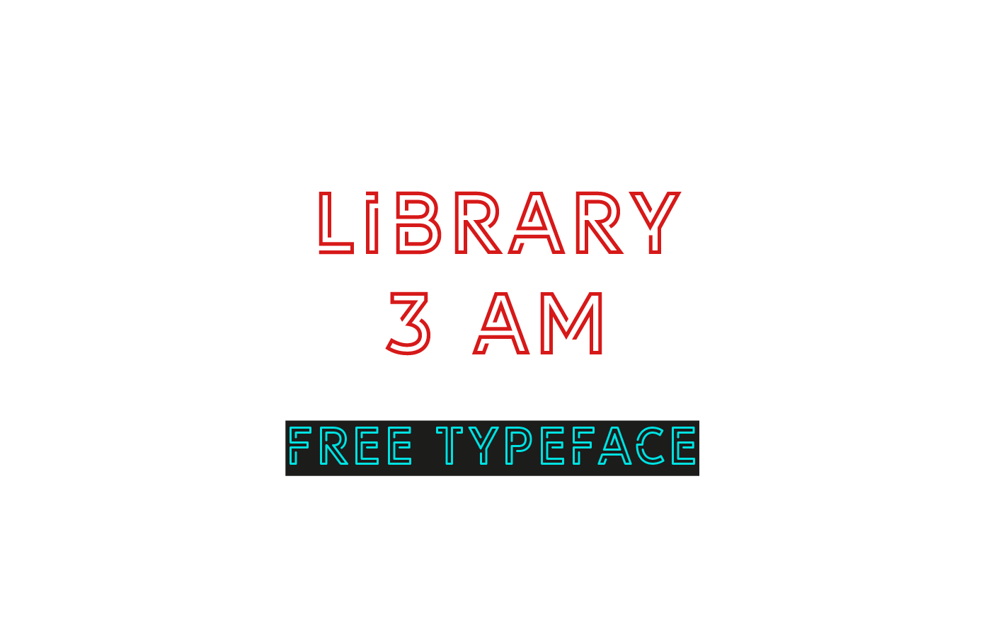 Font Library 3 am
