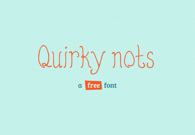 Font Quirky Nots