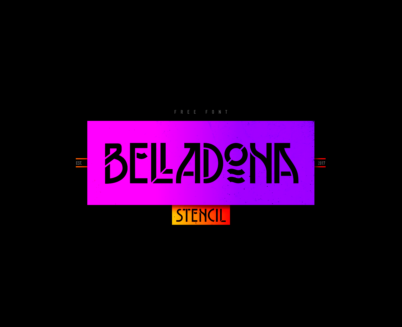 Belladona Stencil