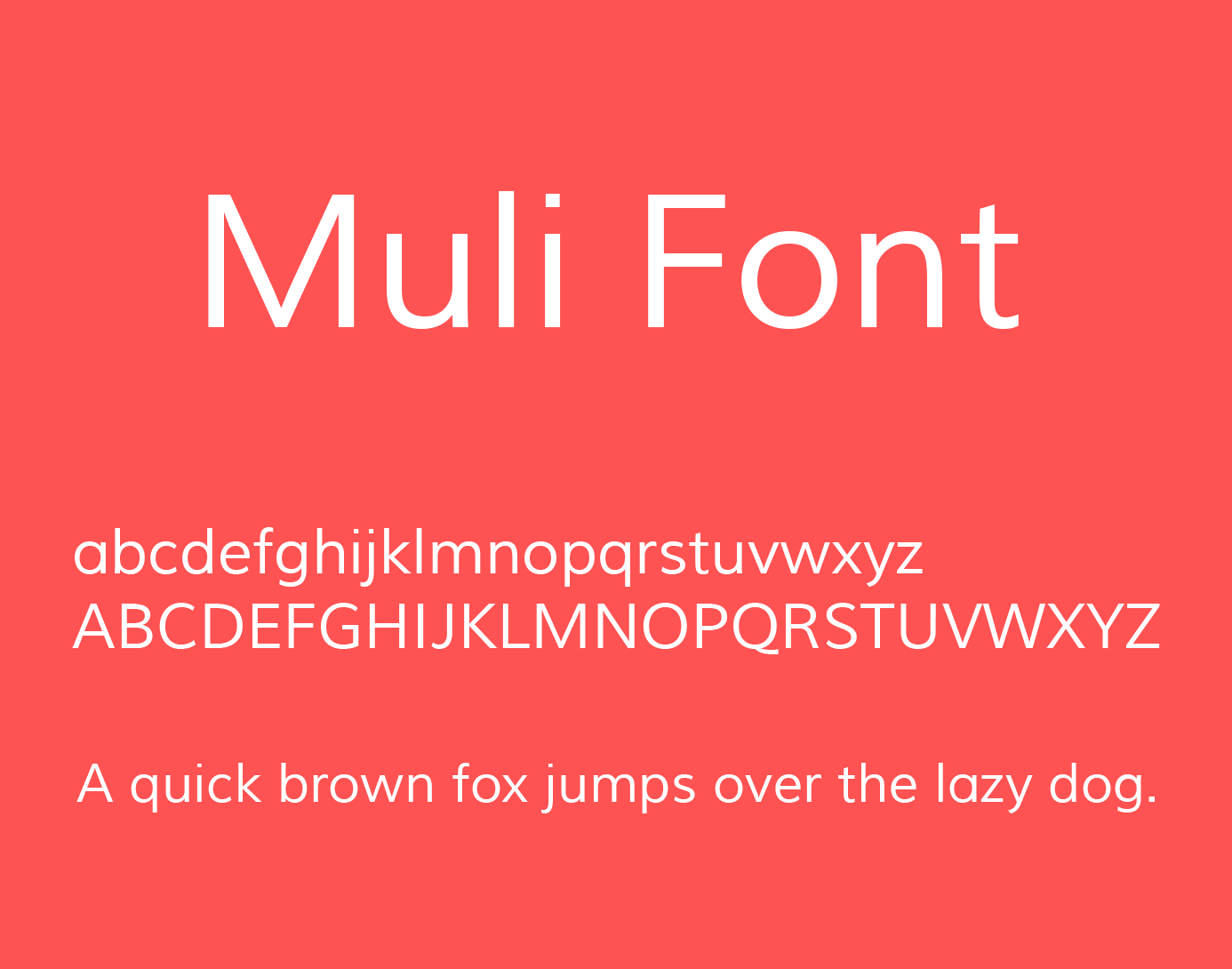 Font Muli