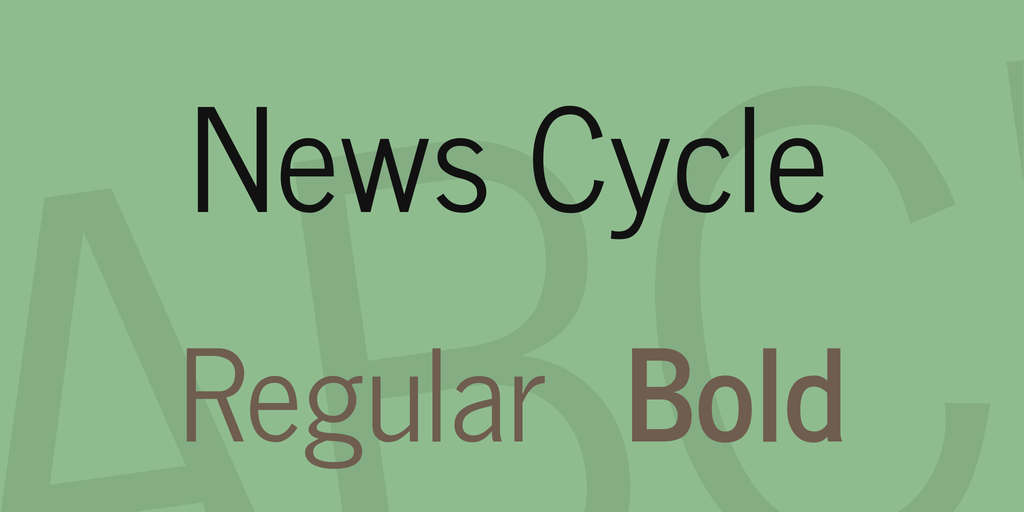Font News Cycle