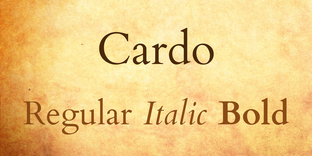 Font Cardo