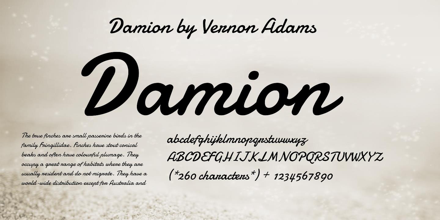 Font Damion