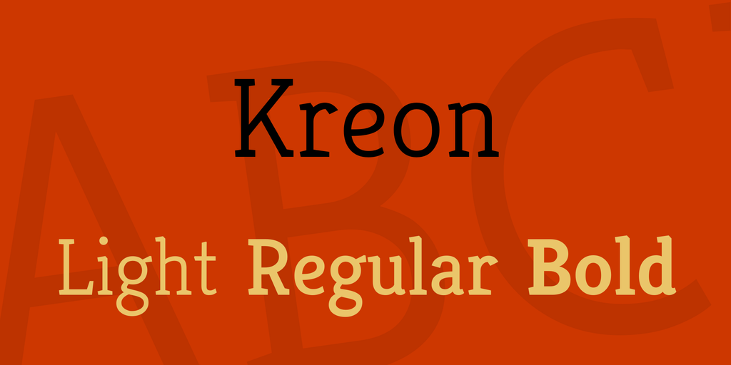 Font Kreon