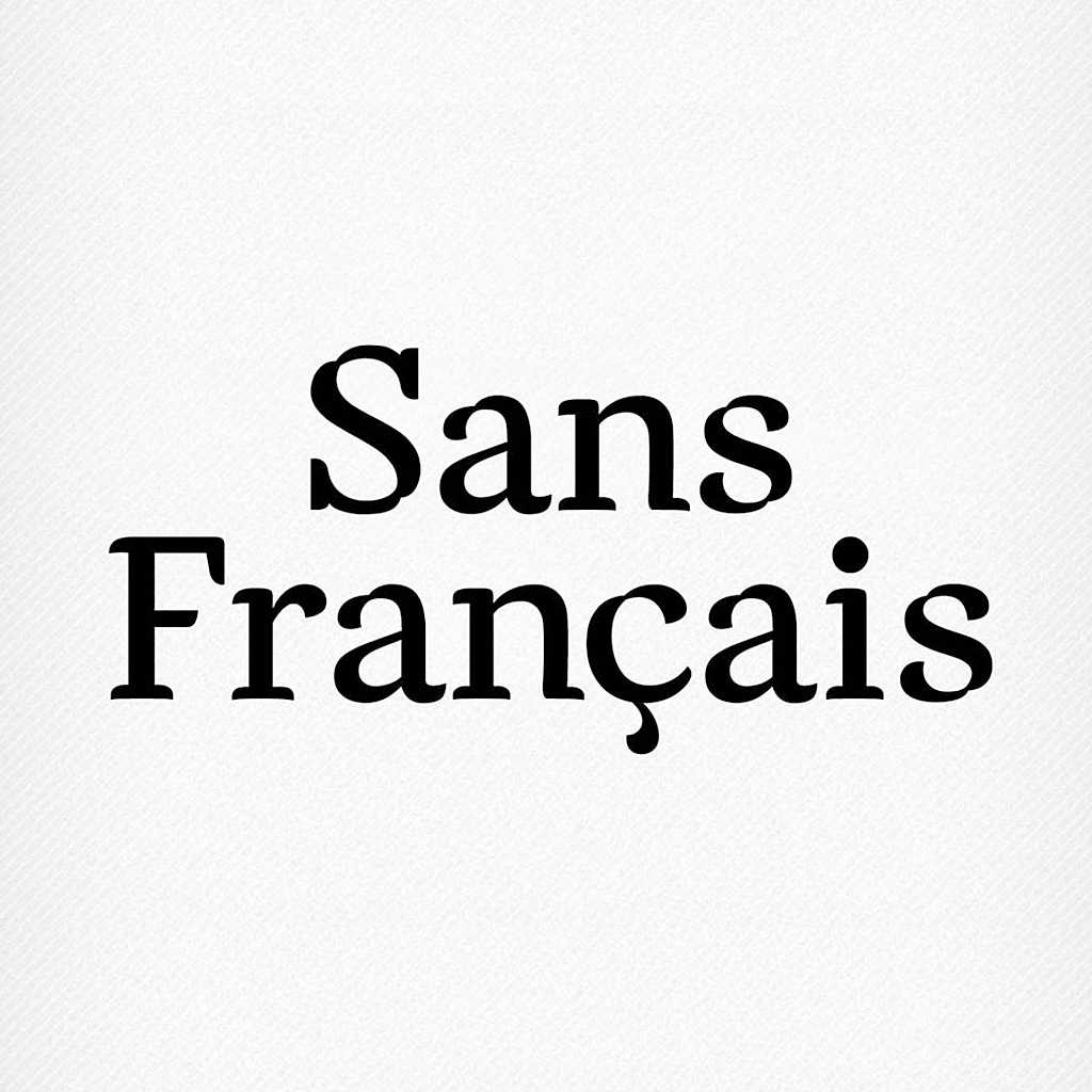 Font Sans Francais
