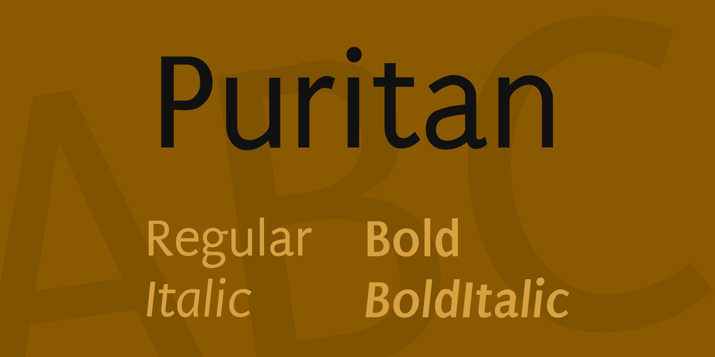 Font Puritan