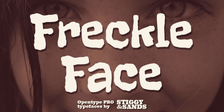 Font Freckle Face