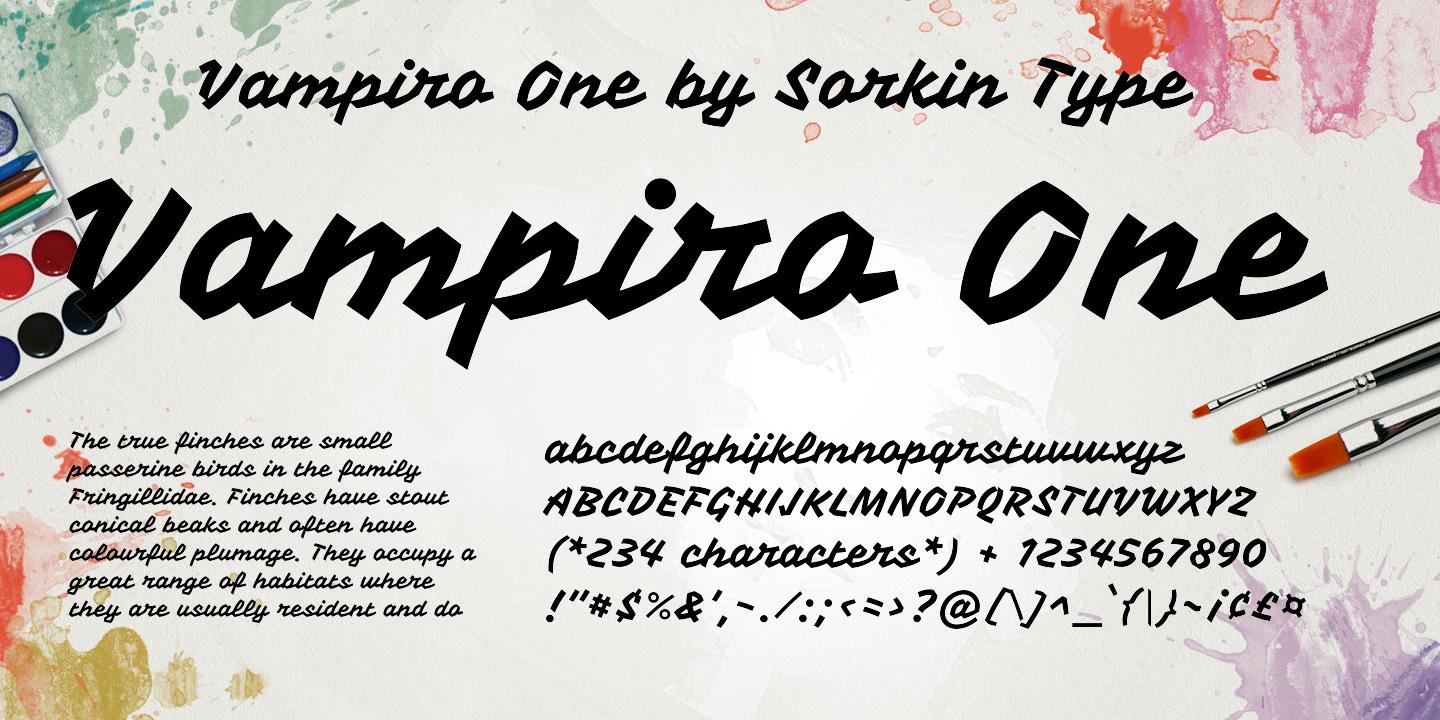 Font Vampiro One
