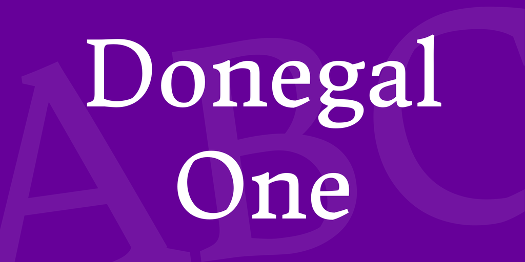 Font Donegal One