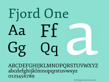Font Fjord One
