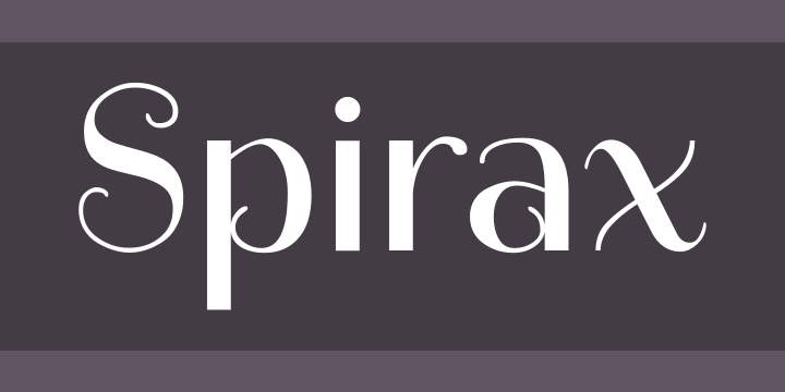 Font Spirax