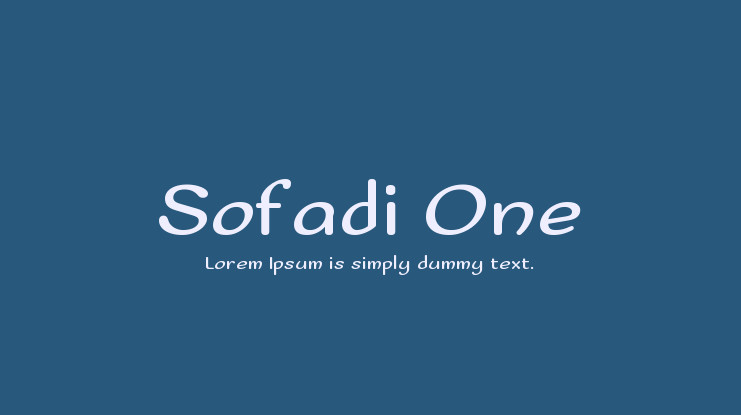 Font Sofadi One