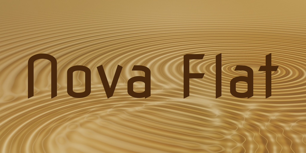 Font Nova Flat