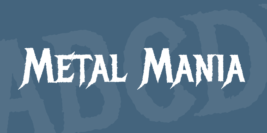 Font Metal Mania