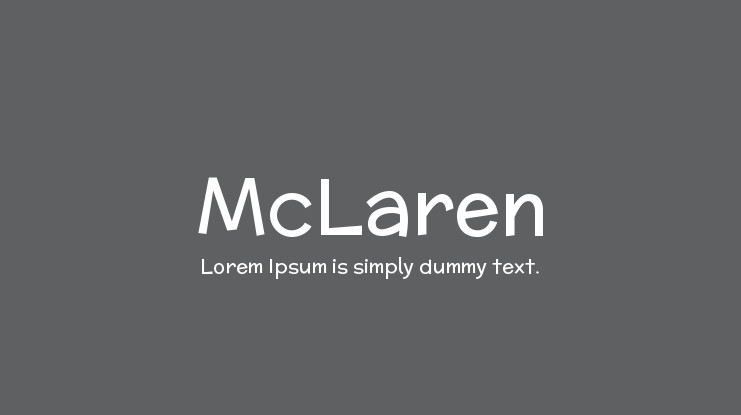 Font McLaren