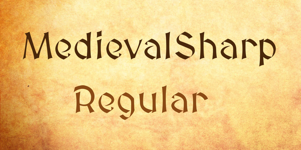 Font MedievalSharp