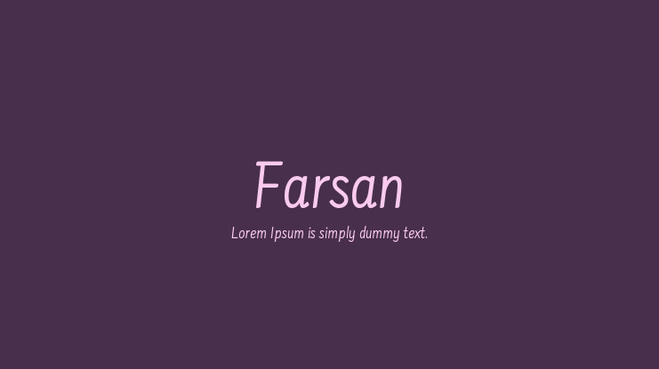 Font Farsan