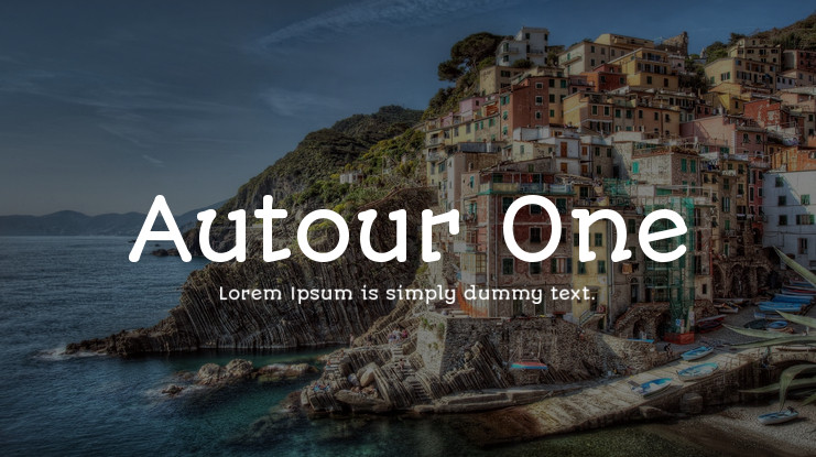 Font Autour One