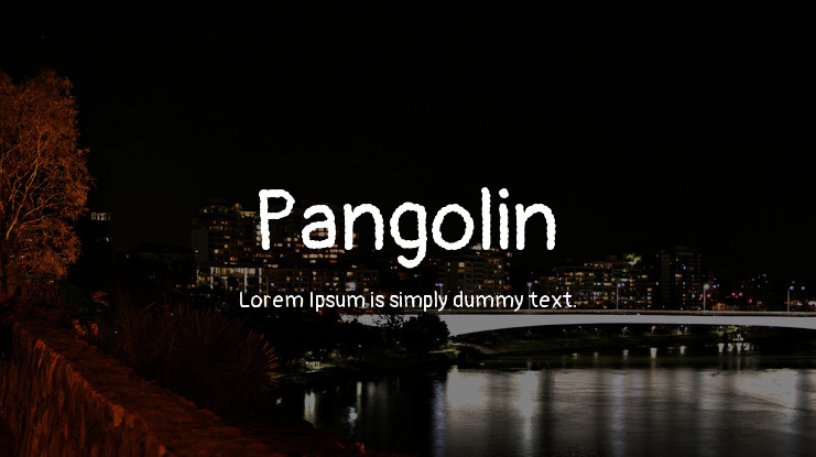 Font Pangolin