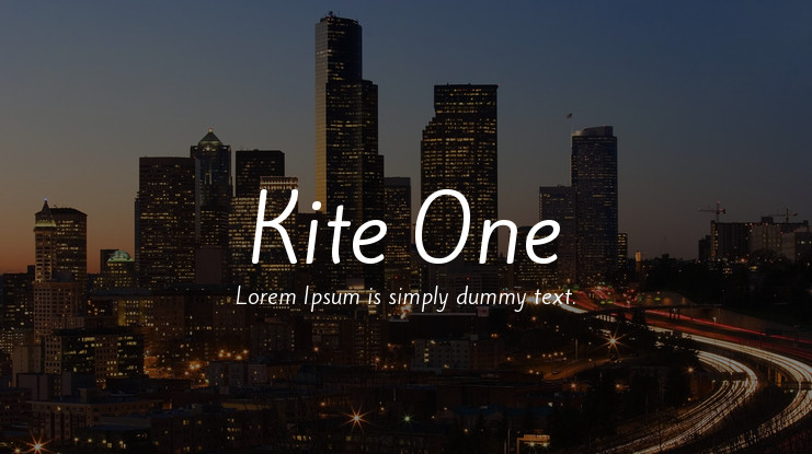 Font Kite One