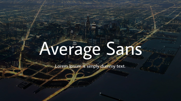 Font Average Sans