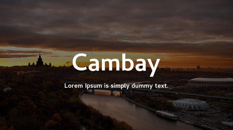 Font Cambay