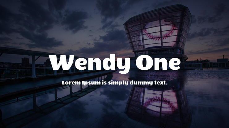 Font Wendy One
