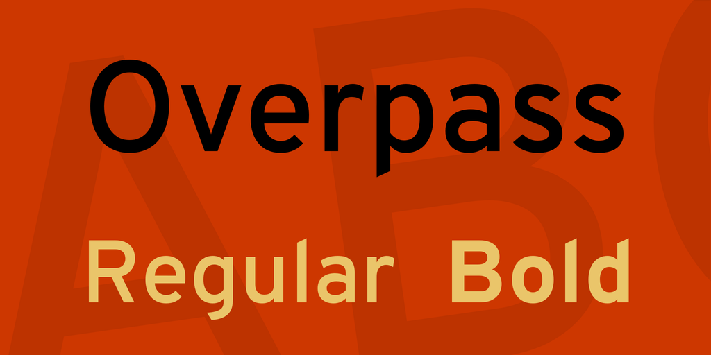Font Overpass