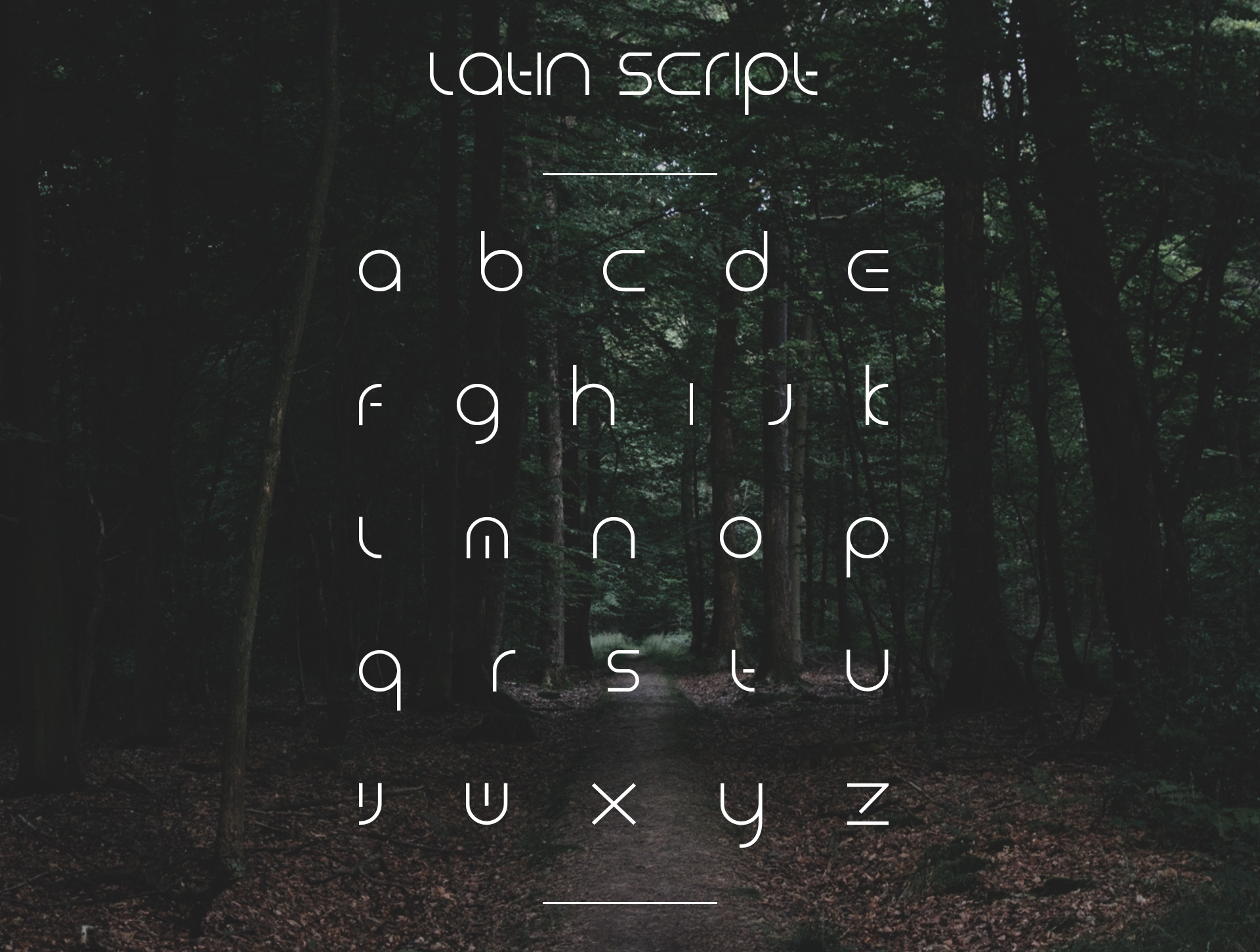 Font Forest Smooth