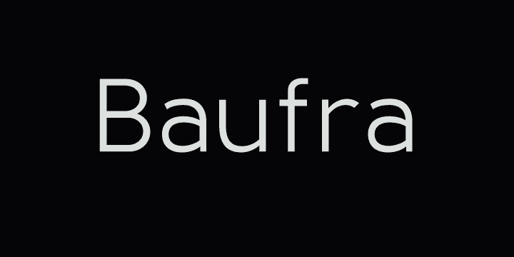 Font Baufra
