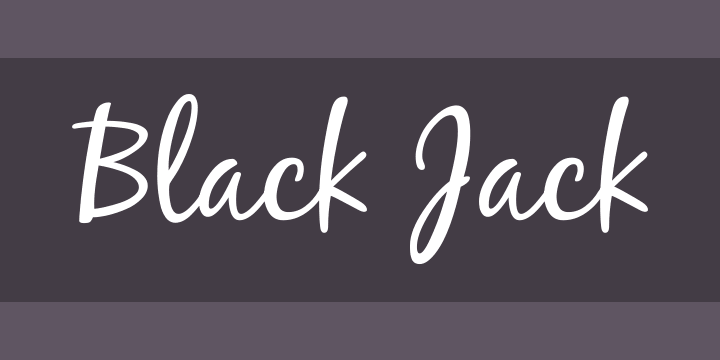 Font Black Jack