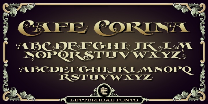 Font LHF Cafe Corina