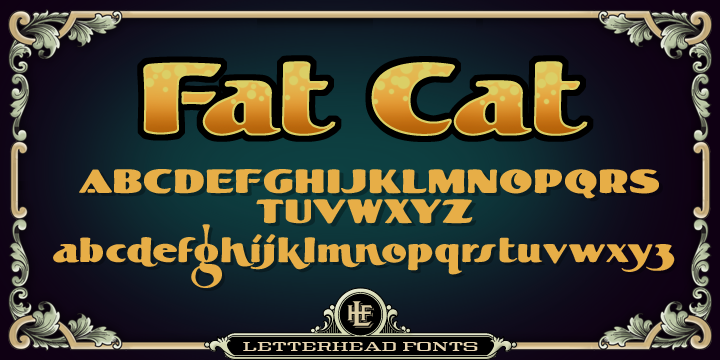 Font LHF Fat Cat