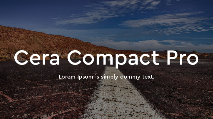 Font Cera Compact Pro