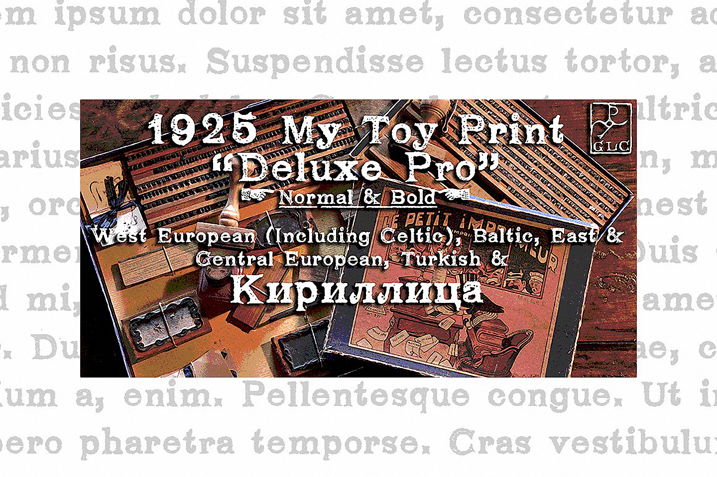 Font 1925 My Toy Print Deluxe Pro