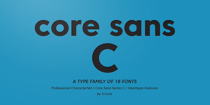 Font Core Sans C