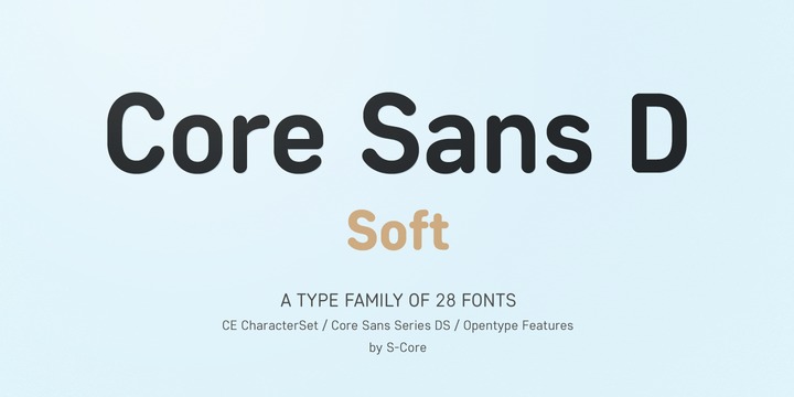 Font Core Sans DS