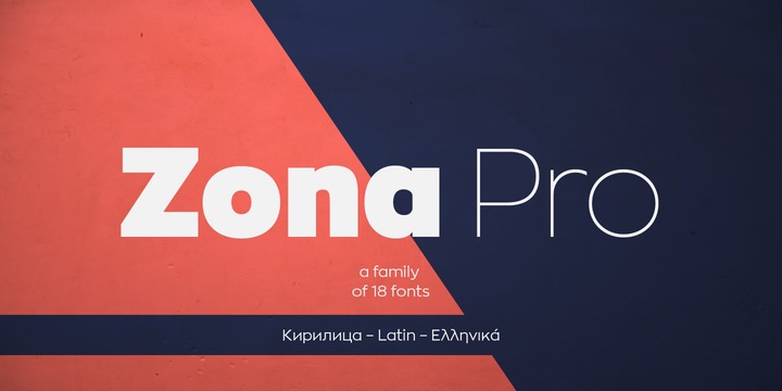Font Zona Pro