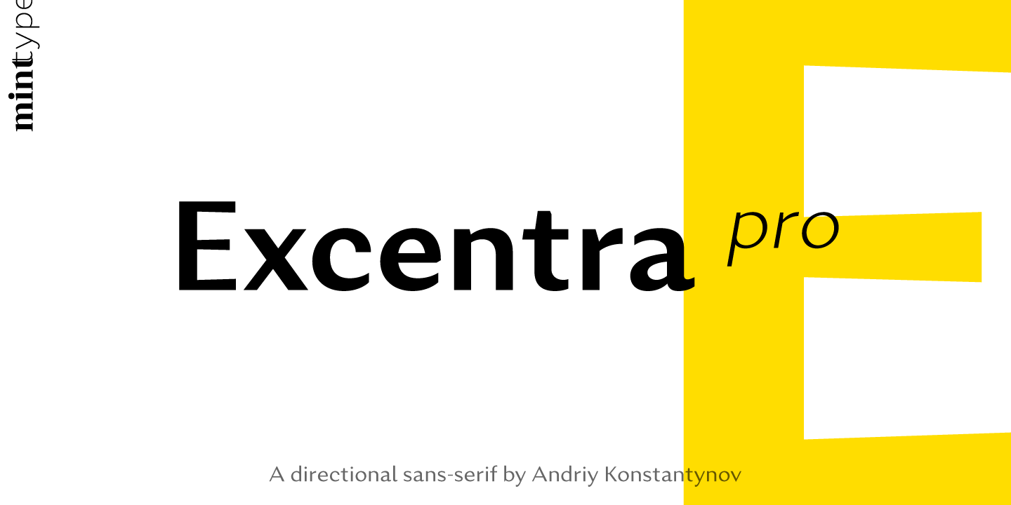 Font Excentra Pro
