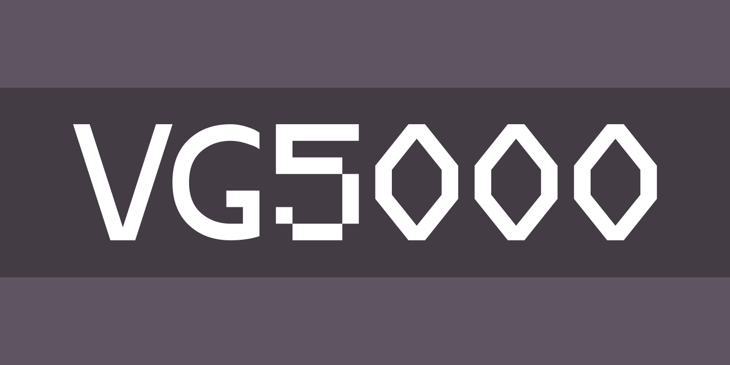 Font VG5000