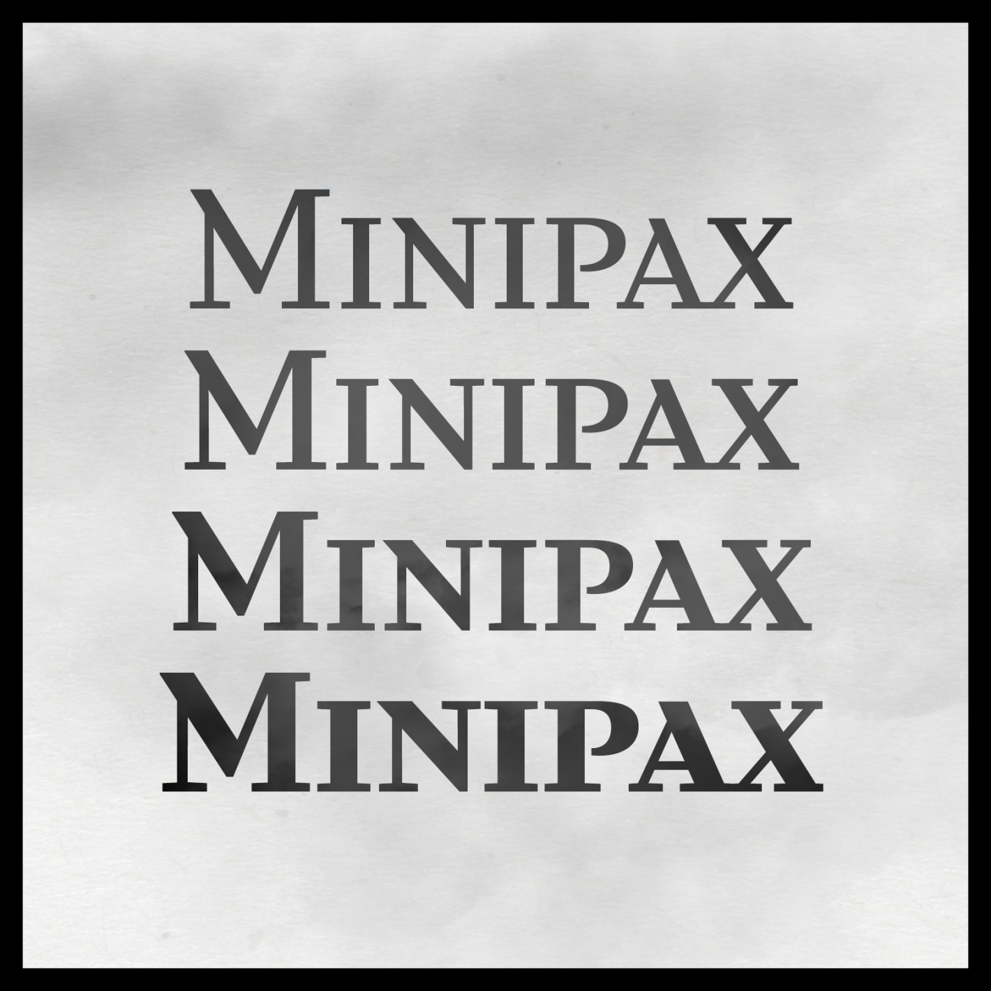 Font MINIPAX