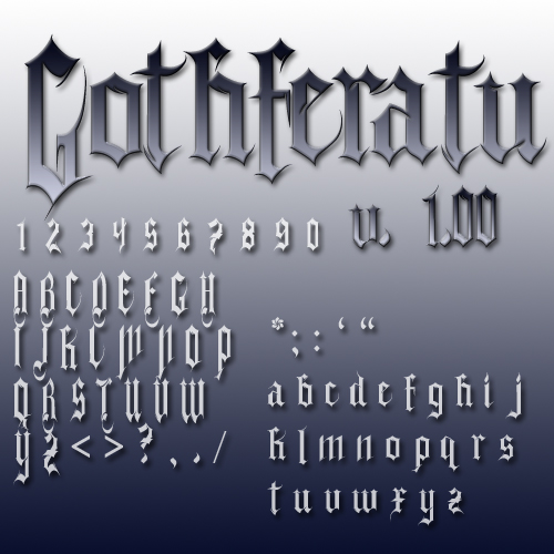 Font Gothferatu