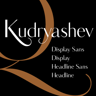 Font Kudryashev Display