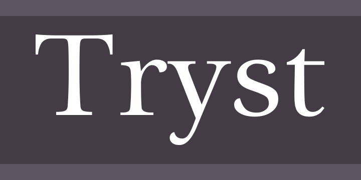 Font TRYST