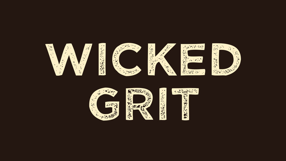 Font Wicked Grit