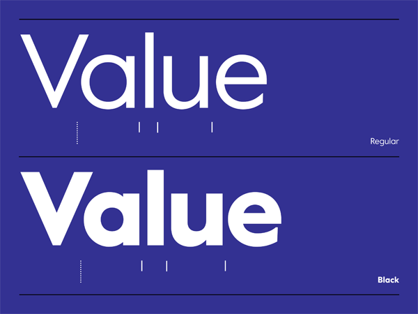 Font Value Sans Pro