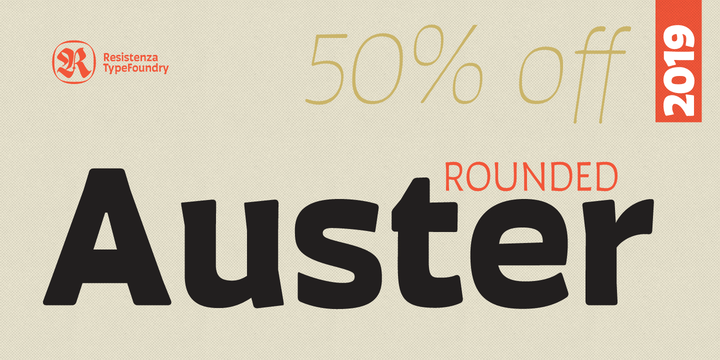 Font Auster Rounded