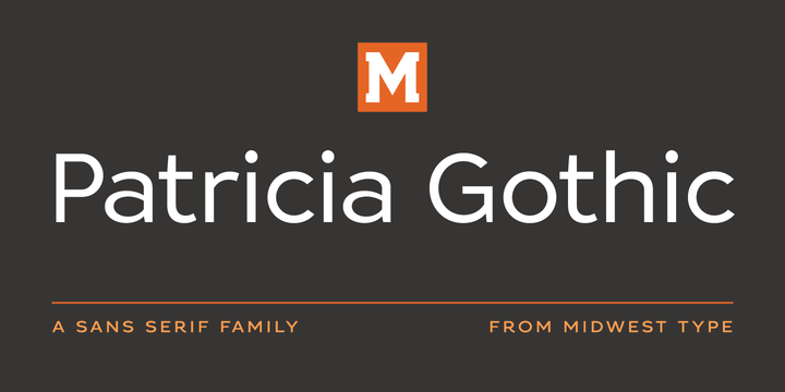 Font Patricia Gothic