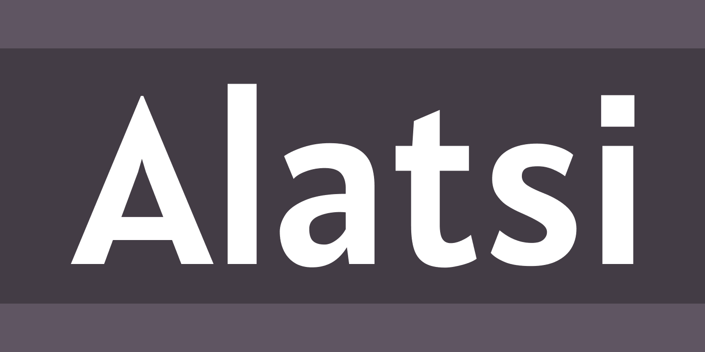 Font Alatsi